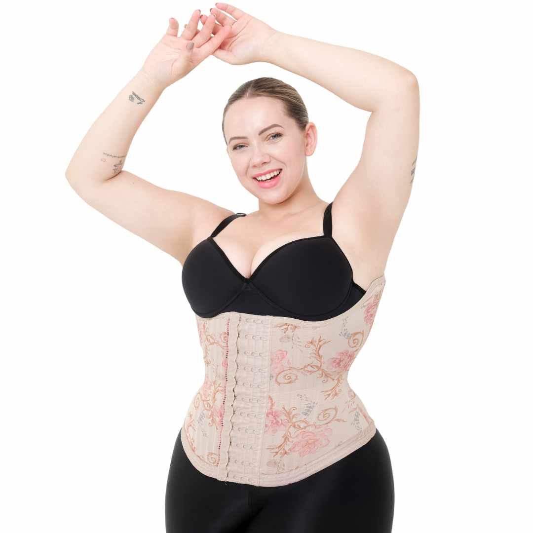 Cinta Modeladora Sereia Com Ganchos Jardim Secreto