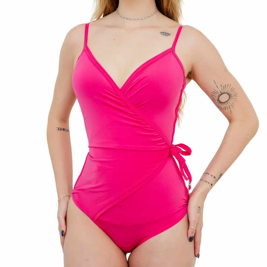 Maiô Modelador Transpassado com Bojo