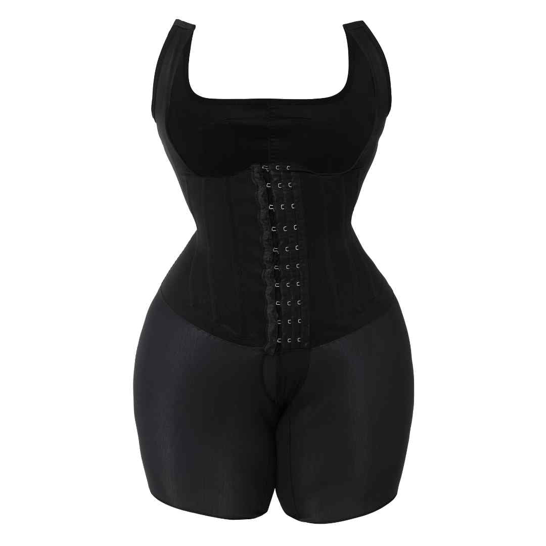 Body com  14 Barbatanas de Aço e shorts